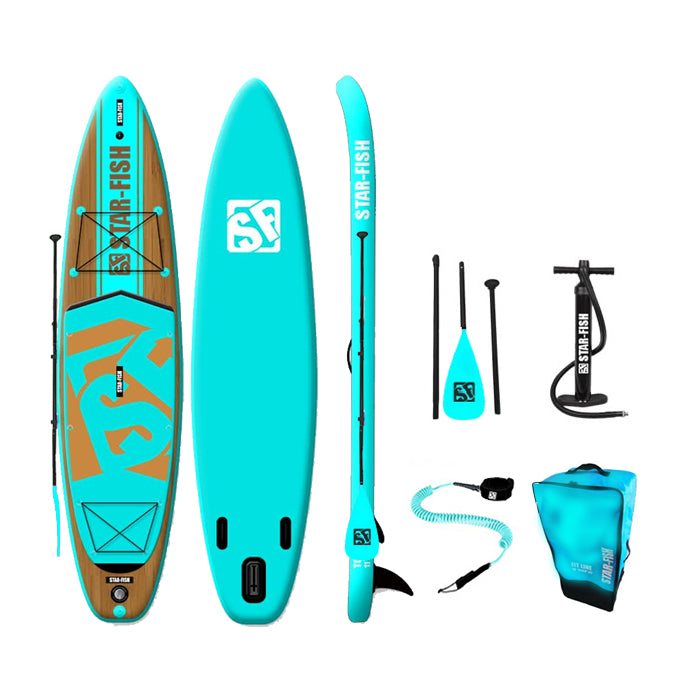 Star-Fish aufblasbares SUP 11'6" Allround Touring (Türkis)