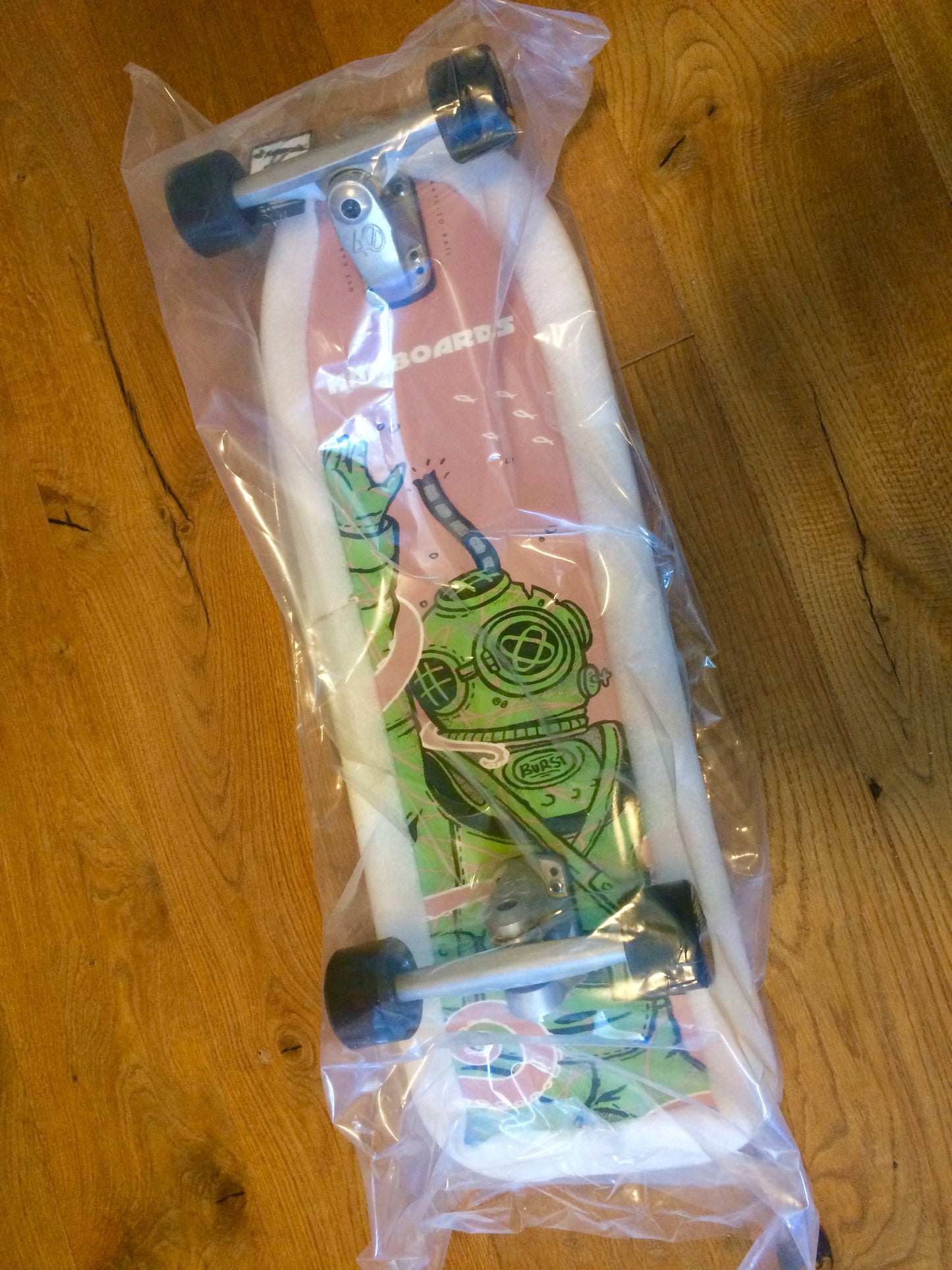 Hamboards Surfskate Burst 32" Deep Diver Complete