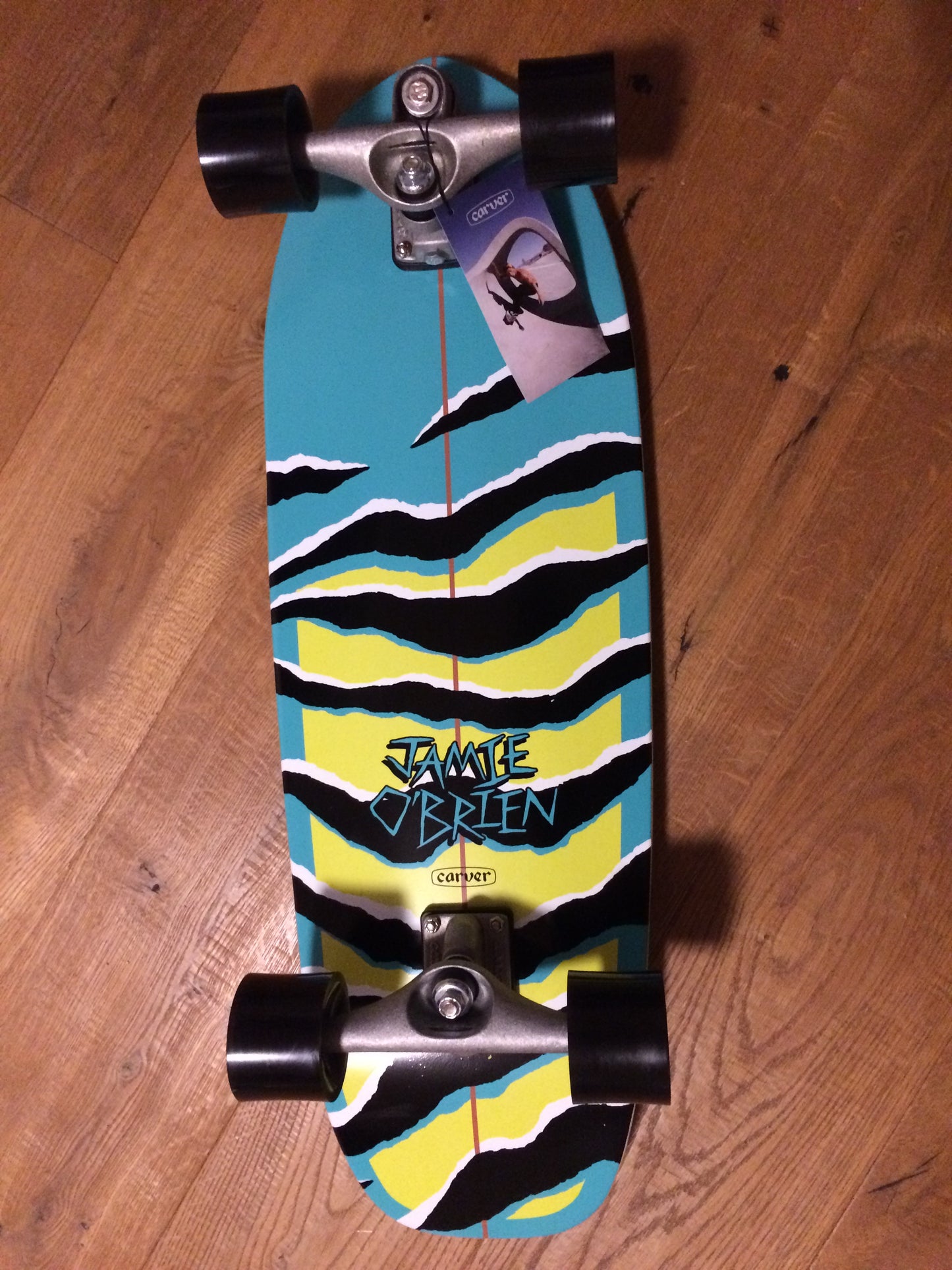 Carver Skateboards Jamie O´ Brien Aqua Tiger Komplett Surfskate 31" C7 Achse