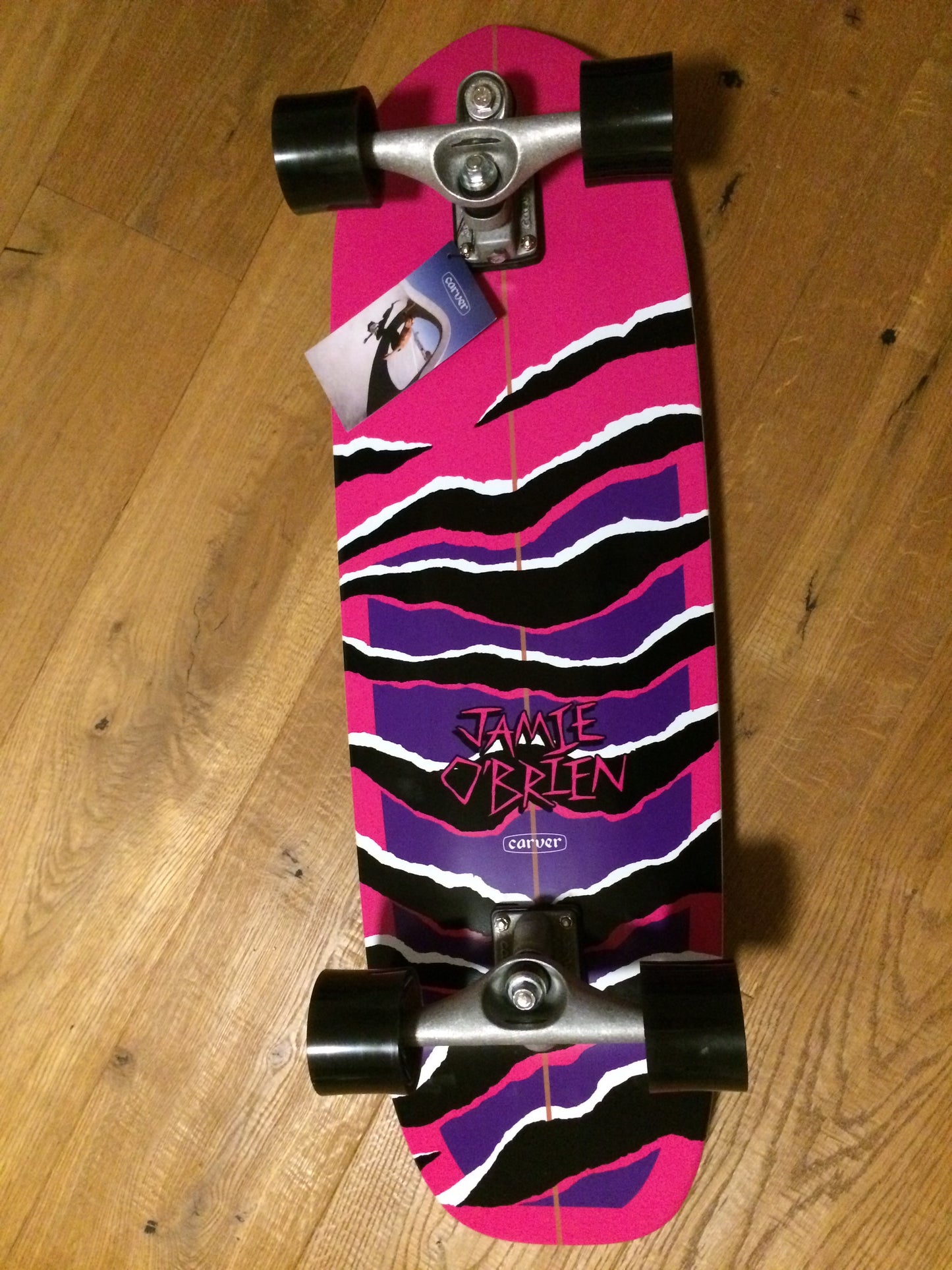Carver Skateboards Jamie O´Brien Pink Tiger Surfskate 33.5" C7 Achse