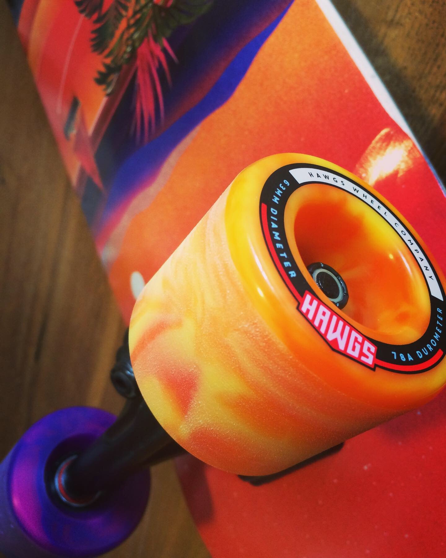 Landyachtz Slim Jim Baja Sail 31" Cruiserboard - Customized 80s Version +++ TESTBOARD +++