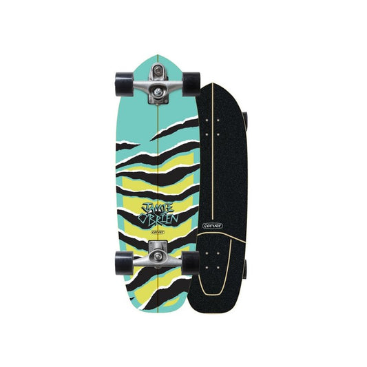 Carver Skateboards Jamie O´ Brien Aqua Tiger Komplett Surfskate 31" C7 Achse