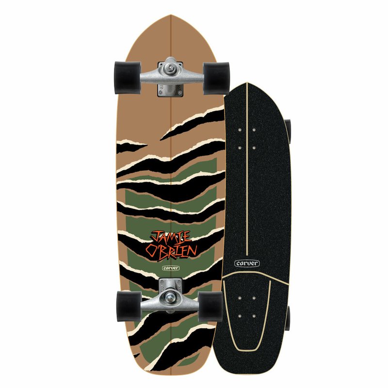 Carver Skateboards Jamie O´ Brien Camo Tiger Komplett Surfskate 33.5"