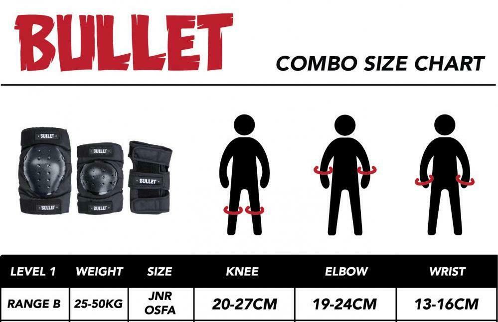 Schützer für Knie und Ellenbogen und Handgelenke für Kids & Junioren von BULLET