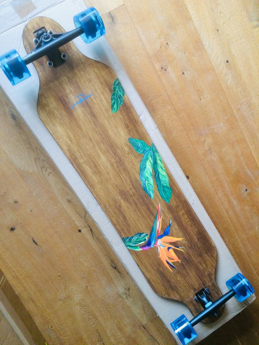 Longboard Hawaii 41" Bird Of Paradise (Custom Made von Saintsport)
